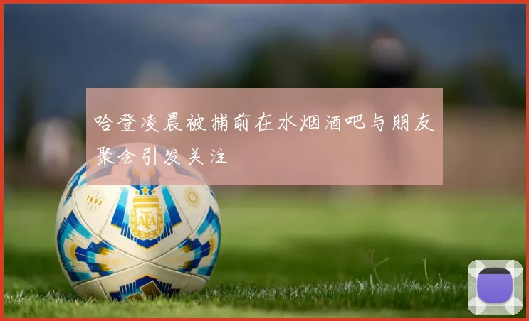 哈登凌晨被捕前在水烟酒吧与朋友聚会引发关注